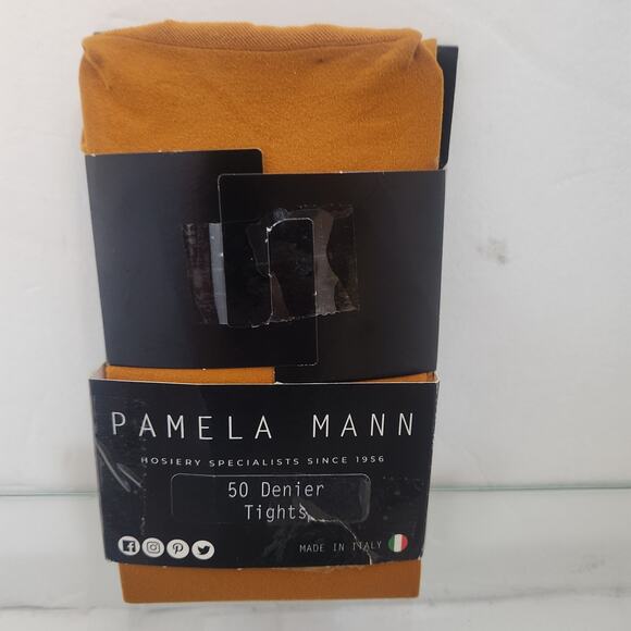 Vintage Pamela Mann 50 Denier Tights Made in Italy NIP - Picture 1 of 5